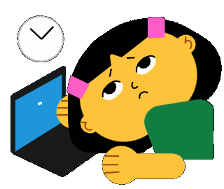 Tired Loop Sticker