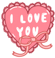 I Love You Heart Sticker by chiara