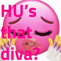 Emoji Diva GIF by HUisHU