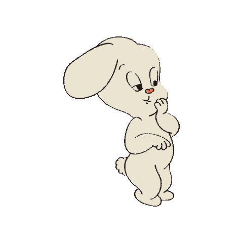 honeybabyclub giphygifmaker baby rabbit 兔子 Sticker