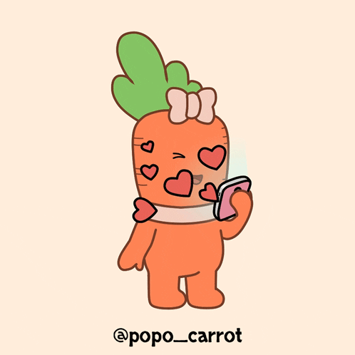 popo_carrot giphyupload heart omg romance GIF