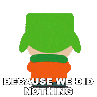 Kyle Broflovski Did Nothing Sticker by South Park