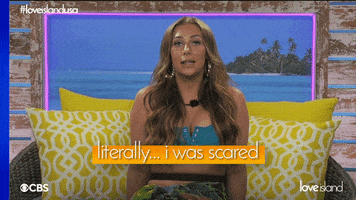 Love Island Usa Olivia Literally I Was Scared GIF by LoveIslandUSA