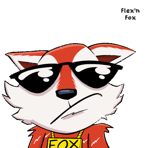 Fox What Sticker by VeeFriends
