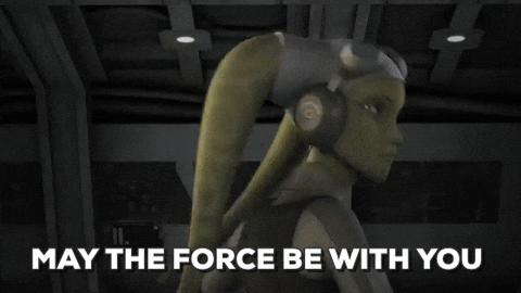 star wars may the force be with you GIF