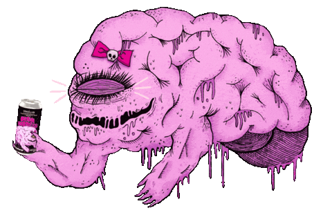 Brain Goddess Sticker by DSSOLVR