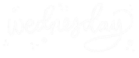 Wednesday Morning Week Sticker by Lisa Aihara