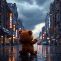 grizlor surprise shock weather panic GIF