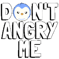 Angry Penguin Sticker by Pudgy Penguins