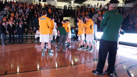 north dakota state basketball GIF by NDSU Athletics
