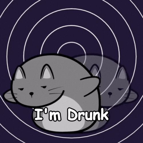 Drunk Out Of It GIF by MESA My Emotional Support Animal
