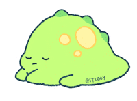 Tired Sleep Sticker by Steggy