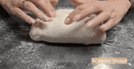 Kneading Sourdough Bread GIF