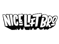 Lettering Lift Sticker by nicefcknwods