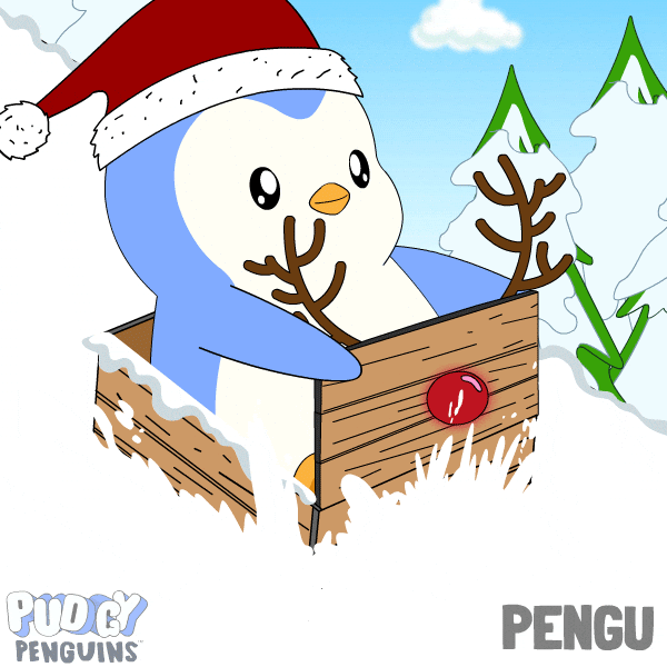 Merry Christmas GIF by Pudgy Penguins