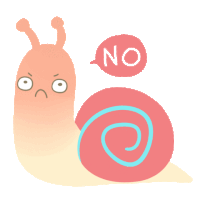 snail no Sticker