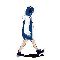 Girl 歩く Sticker by PEOPLE 1