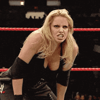 Angry Cleavage GIF by Trish Stratus