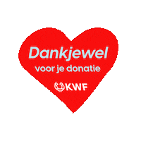 Bedankt Dankjewel Sticker by KWF
