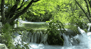 landscape waterfall GIF by Head Like an Orange