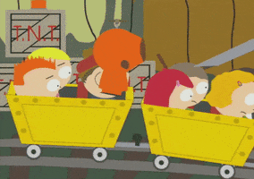 kenny mccormick amusement GIF by South Park 