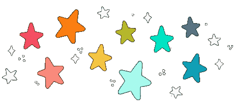 Rainbow Stars Sticker