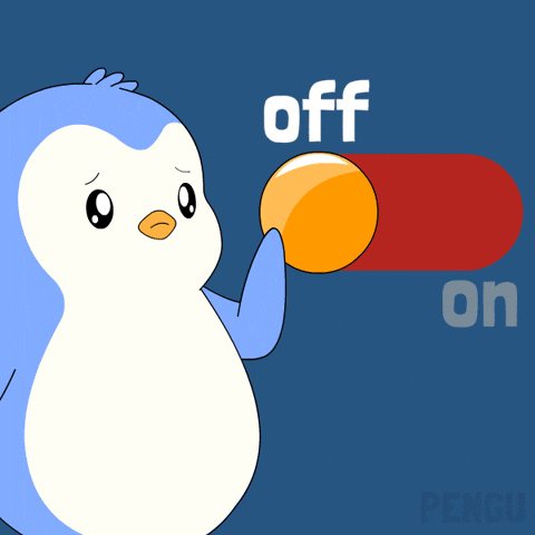 Tired Penguin GIF by Pudgy Penguins