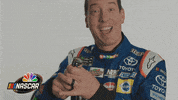 celebrate kyle busch GIF by NASCAR on NBC