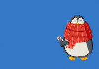 Ice Skating Rink Christmas GIF
