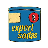 Soda Crackers Sticker by Salón Boricua