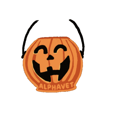 Trick Or Treat Halloween Sticker by Alphavet