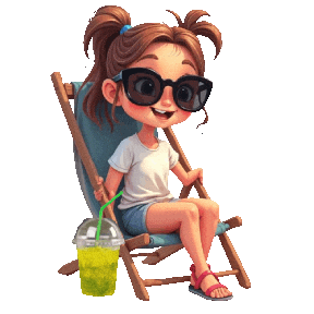 Summer Beach Sticker