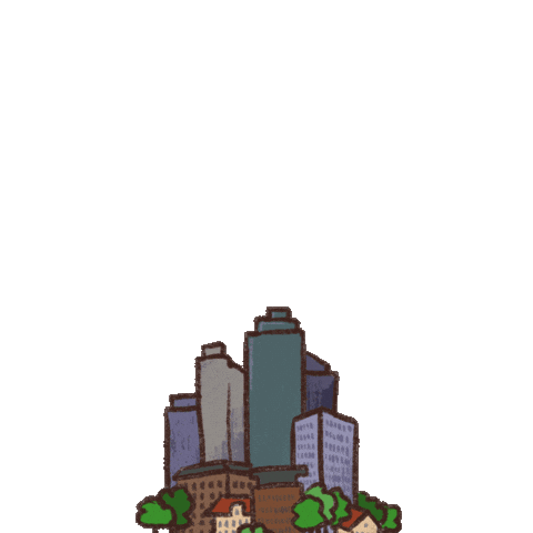 City Spongebob Sticker by jDMG