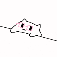 Happy Cat GIF by nounish ⌐◨-◨