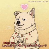 Miss You Love GIF by Doge Pound