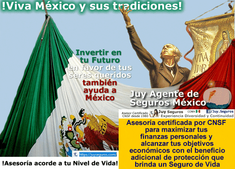 Celebrar Viva Mexico GIF by Agente de Seguros y Fianzas JUY MEXICO