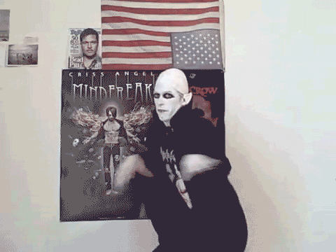 comedia criss angel GIF