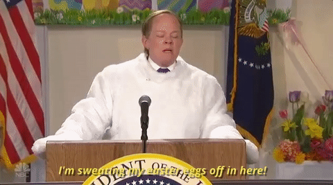 sweating melissa mccarthy GIF by Saturday Night Live