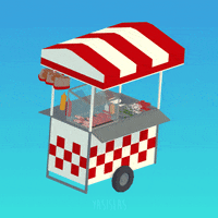 hot dogs animation GIF by Yasislas