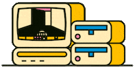 First Person Shooter Computer Sticker