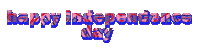 Independence Day Text Sticker