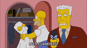 Choking Episode 12 GIF by The Simpsons