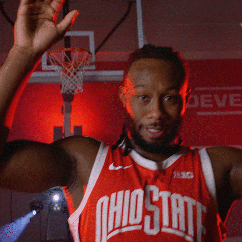 Basketball Dunk GIF by Ohio State Athletics