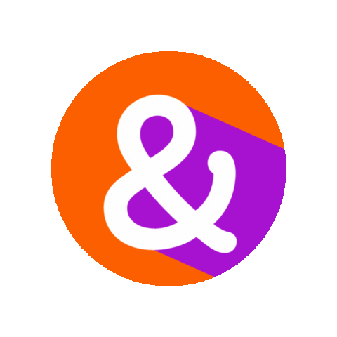 Orange Abc Sticker