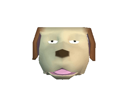 Dog 3D Sticker by jjjjjohn