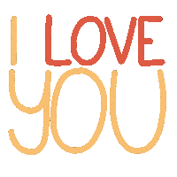 I Love You Sticker by Teeny Wishes