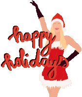 Merry Christmas Party Sticker by iriskristen