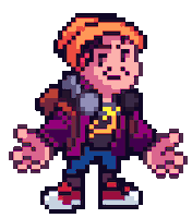 Pixel Punk Sticker