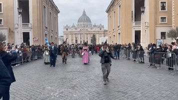 Bavarian Band Marches From Vatican