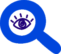 Search Blinking Sticker by Dovetail